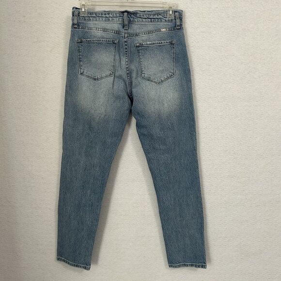 KanCan Jeans Women 11 Blue Lite Wash Hi Waist Estilo 5Pocket Cotton Cottage Boho - Picture 16 of 16